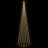 Kalėdų eglutė ant vėliavos stiebo, 800cm, 1134 spalvotos LED