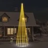 Kalėdų eglutė ant vėliavos stiebo, 800cm, 1134 šiltos LED