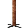 Kalėdų eglutė su kankorėžiais, žalia, 180cm, PVC ir mediena