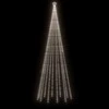 Kalėdų eglutė su kuoliuku, 500cm, 732 šaltos baltos spalvos LED