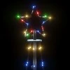 Kalėdų eglutė su kuoliuku, įvairių spalvų, 108LED, 180cm