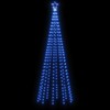 Kalėdų eglutė su kuoliuku, mėlynos spalvos, 310LED, 300cm