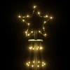 Kalėdų eglutė su kuoliuku, šiltos baltos spalvos, 310LED, 300cm