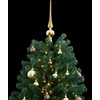 Kalėdų eglutė su šarnyrinėmis šakomis/LED/žaisliukais, 240cm