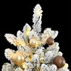 Kalėdų eglutė su šarnyrinėmis šakomis/LED/žaisliukais, 300cm