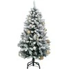 Kalėdų eglutė su šarnyrinėmis šakomis/LED/žaisliukais, 150cm