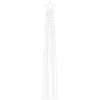 Kalėdų eglutės girlianda, šilta balta, 375cm, 320 LED lempučių