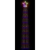 Kalėdų eglutės girlianda, spalvota, 375cm, 320 LED lempučių