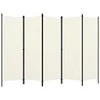 Kambario pertvara, 5 dalių, baltos spalvos, 250x180cm