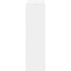 Kambario pertvara, balta, 100x33x115cm, apdirbta mediena