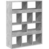 Kambario pertvara, betono pilka, 100x33x125,5cm, mediena