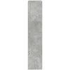 Kambario pertvara, betono pilka, 100x33x155,5cm, mediena