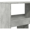 Kambario pertvara, betono pilka, 100x33x187,5cm, mediena