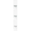 Kambario pertvara/knygų spinta, balta, 70x24x193cm, 6 pakopų