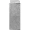 Kambario pertvara/knygų spinta, betono, 69,5x29x69,5cm, mediena