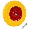 Karučio ratas su ašimi, 4.00-8 390 mm, tvirtas PU