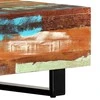 Kavos staliukas, 120x50x30cm, perdirbtos med. mas. ir plienas