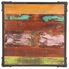 Kavos staliukas, 60x60x35cm, perdirbtos medienos masyvas