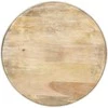 Kavos staliukas, baltas, 68x68x36cm, mango medienos masyvas