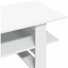 Kavos staliukas, baltos spalvos, 102x55x42cm, apdirbta mediena