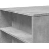 Kavos staliukas, betono pilkas, 102x55x42cm, apdirbta mediena