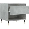 Kavos staliukas, betono pilkas, 50x46x50cm, apdirbta mediena