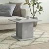 Kavos staliukas, betono, 55,5x55,5x40cm, apdirbta mediena