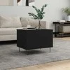 Kavos staliukas, juodos spalvos, 60x44,5x45cm, apdirbta mediena