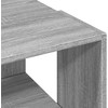 Kavos staliukas, pilkas ąžuolo, 89,5x48x30cm, apdirbta mediena