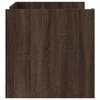 Kavos staliukas, rudas ąžuolo, 100x50x50cm, apdirbta mediena
