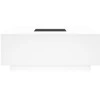 Kavos staliukas su Infinity LED, baltas, 100x100x40cm