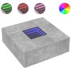 Kavos staliukas su Infinity LED, betono, 100x100x40cm