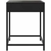 Kavos staliukas su Infinity LED lemputėmis, juodas, 40x40x51cm