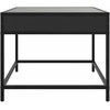 Kavos staliukas su Infinity LED lemputėmis, juodas, 50x50x41cm