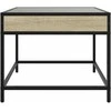 Kavos staliukas su Infinity LED lemputėmis, ąžuolo, 70x50x41cm
