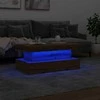 Kavos staliukas su LED lemputėmis, artisano ąžuolo, 90x50x40cm