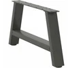 Kavos staliuko kojelės, 2 vnt., antracito, 70x(30-31)cm