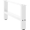 Kavos staliuko kojelės, 2 vnt., balta, 60x(30-31)cm, plienas