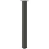 Baro stalo kojos, 4 vnt., antracito spalvos, 100-102 cm, plienas