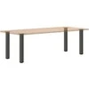 Konsolinio stalo kojos, 4 vnt., antracito spalvos, 72-74 cm, plienas