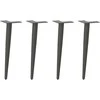 Kavos staliuko kojelės, 4 vnt., antracito, 30-31cm, plienas