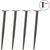 Kavos staliuko kojelės, 4 vnt., antracito, 72-73cm, plienas