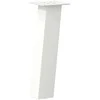 Kavos staliuko kojelės, 4 vnt., baltos, 30 cm, plienas