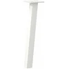 Kavos staliuko kojelės, 4 vnt., baltos, 30 cm, plienas