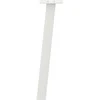 Kavos staliuko kojelės, 4 vnt., baltos, 30 cm, plienas
