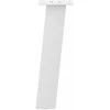 Kavos staliuko kojelės, 4 vnt., baltos, 30 cm, plienas