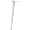 Kavos staliuko kojelės, 4 vnt., balta, 42-43cm, plienas