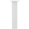 Kavos staliuko kojelės, 4 vnt., baltos, 42 cm, plienas