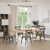 Konsolinio stalo kojelės, 4 vnt., baltos, 72-74 cm, plienas