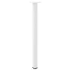 Konsolinio stalo kojelės, 4 vnt., baltos, 72-74 cm, plienas